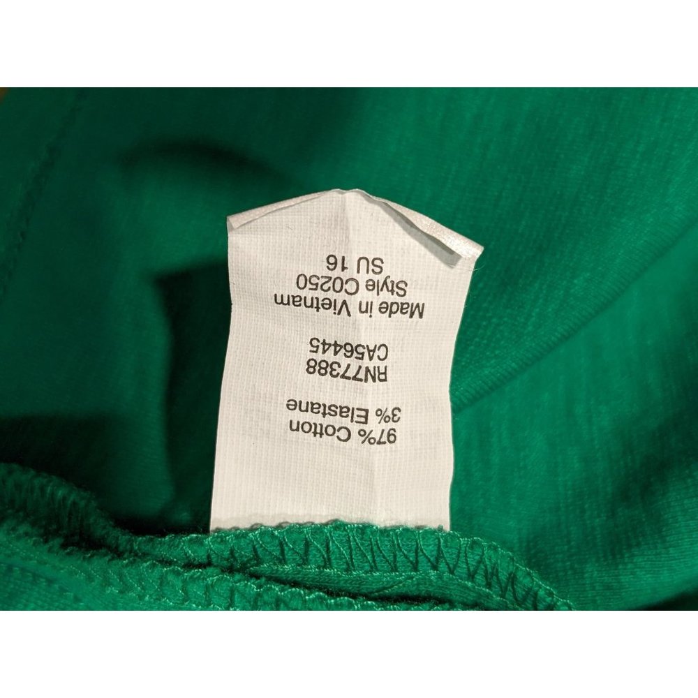 J.CREW Factory Daybreak sleeveless green Dress Style C0250 Size M - Picture 10 of 11